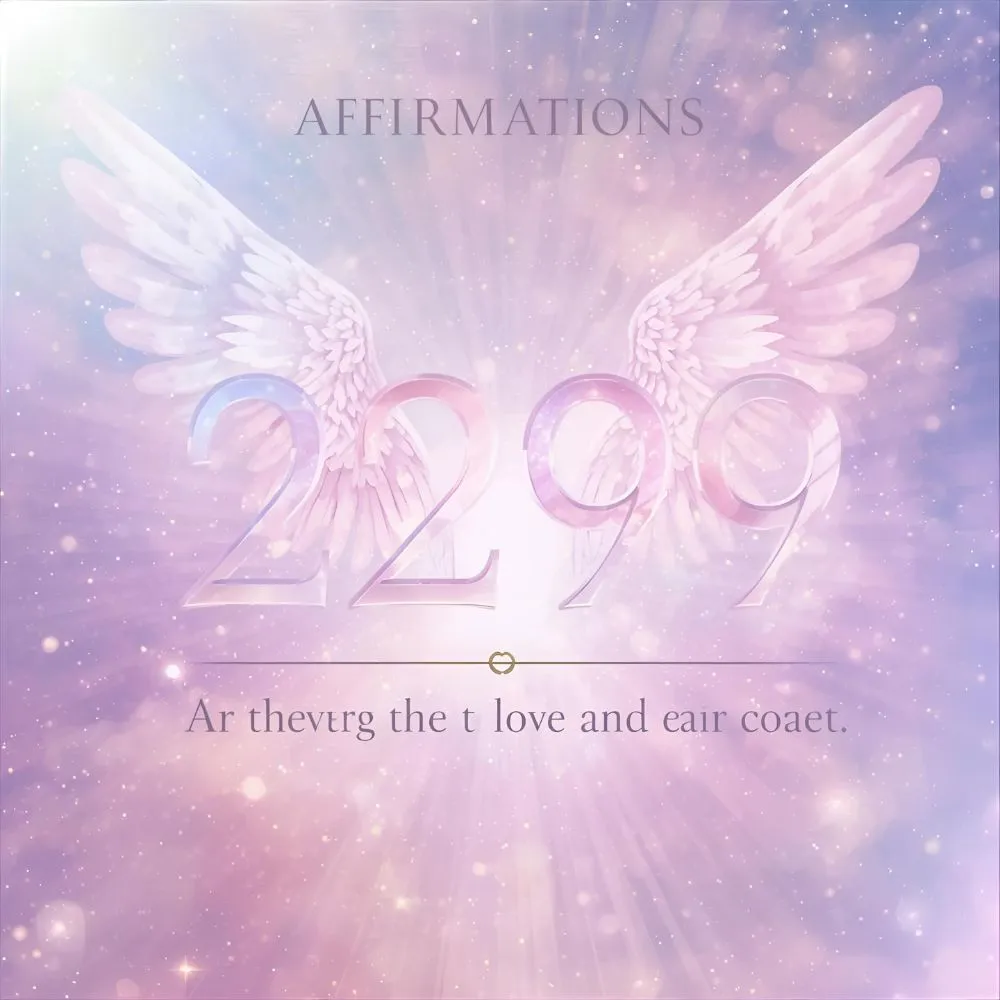 Affirmations for 2299 Angel Number Energy