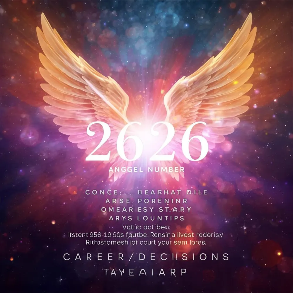 Angel Number 2626 and Career/Decisions