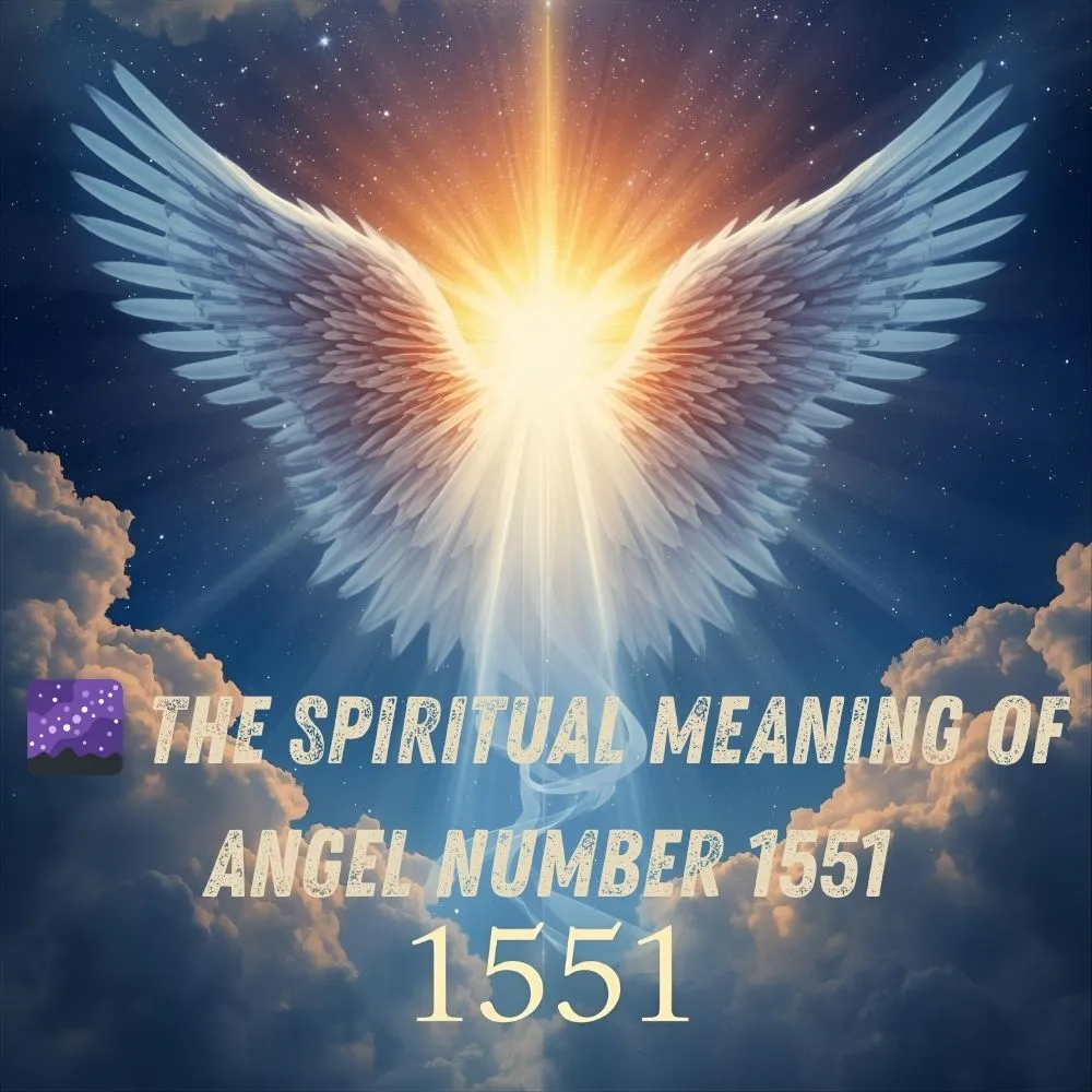 🌌 The Spiritual Meaning of Angel Number 1551