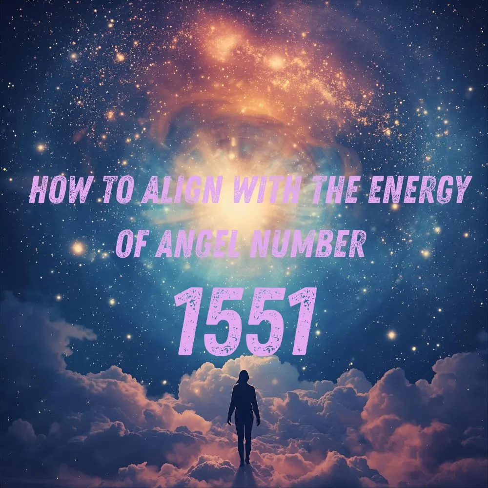 🧘‍♀️ How to Align with the Energy of Angel Number 1551