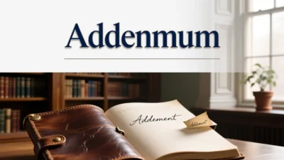 What Does Addendum Mean
