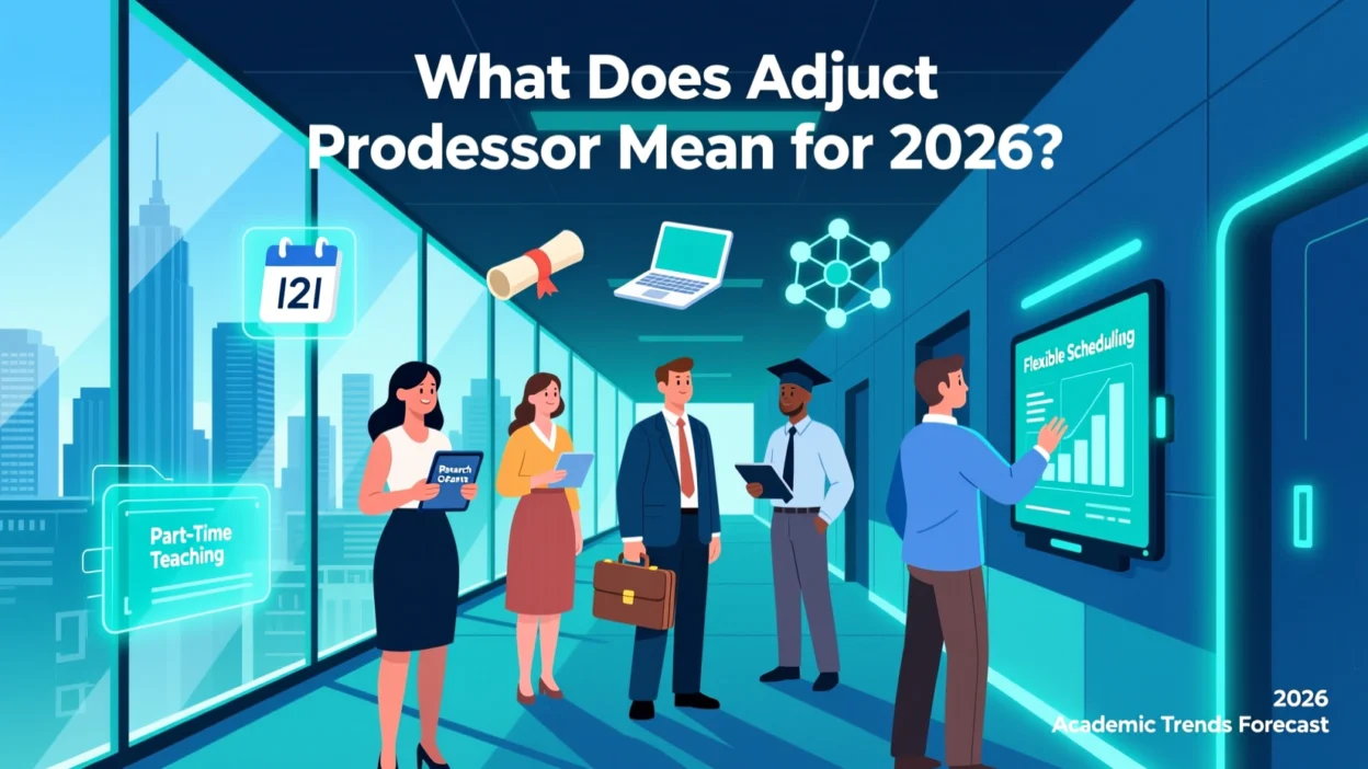 What Does Adjunct Professor Mean for 2026