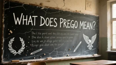 What Does Prego Mean