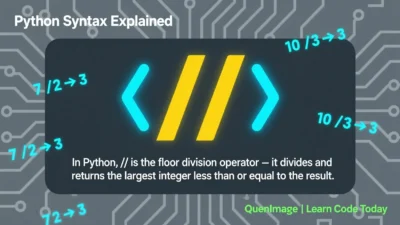 What Does // Mean in Python